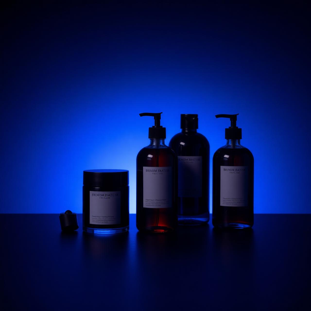 Watermans haircare bottles, founded 2012 from a kitchen table